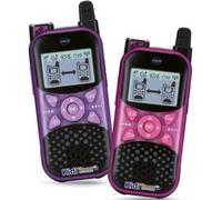 Walkie Talkie VTech KidiTalkie Explorer Rosa/Púrpura Seguridad Juegos STEM VoiceFX