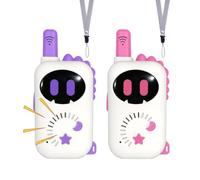 Walkie Talkies For Kids - 2 Pieces Dinosaur-Shaped Cute Radios