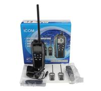Walkie-talkies, IC-M25 5W 5KM VHF Radio marina Walkie Talkie marino Transceptor Para senderismo y acampada