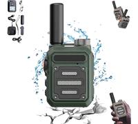 Walkie-talkies impermeables y resistentes a los golpes, PTT de alcance ilimitado a nivel nacional, llamadas sin cargos, Nokrad Mini recargable de