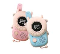Walkie Talkies Infantiles De Largo Alcance Pack De 2 con Pantalla LCD Y
