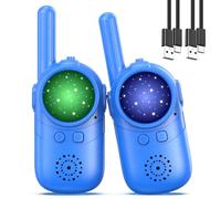 Walkie Talkies Inspireyes para niños, Juguetes para Bebés, Paquete de 2 Regalos de Cumpleaños para Niños de 3 a 8 Años, Juegos de Interior y Exterior