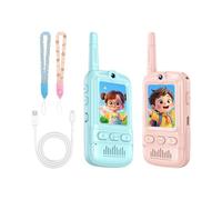 Walkie Talkies para Niños - 2 Unidades Juguete Electrónico Interacción Padre Hijo | Walkie Talkies Bidireccionales Infantiles | para Niños y Niñas, Cumpleaños y
