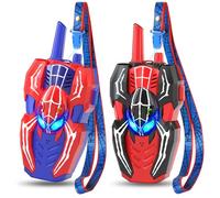 Walkie Talkies para niños, Juguete de araña para niños, Paquete de 2 walkie-Talkie para niños, Juguete de Radio de 2 vías, Regalo de cumpleaños de Camping para niños de 3 a 5, 3, 4, 5, 6, 7, 8