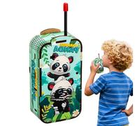 Walkie Talkies para niños: Juguete de Circuito electrónico para Aprender a Jugar, Juego de walkie Talkie de de Madera con diseño Educativo y Rango de señal Claro para vinculación Familiar