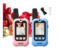 Walkie Talkies Para Niños: Juguetes Recargables Con Cambiador De Voz, Walkie De Vídeo Con Pilas, Pantalla HD, Comunicación Inalámbrica Bidireccional | Comunicación Divertida Para Adolescentes, Niños Y
