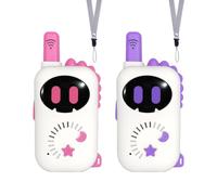 Walkie Talkies para Niños Lindos con Forma de Dinosaurio, con Cordón, 2