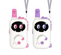 Walkie Talkies para Niños Lindos con Forma de Dinosaurio, con Cordón, 2