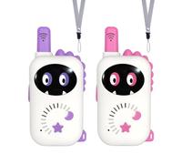 Walkie Talkies para Niños Lindos con Forma de Dinosaurio, con Cordón, 2