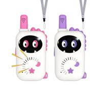 Walkie Talkies para Niños Lindos con Forma de Dinosaurio, con Cordón, 2