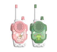 Walkie Talkies Para Niños, Walkie Talkies De Dibujos Animados - Juguete De Comunicación Inalámbrica De Largo Alcance Para Niños,Favores De Fiesta De Juegos Al Aire Libre, Sonido Claro Para Niños Niñas