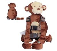 Walking Backpack, Monkey Safety Harness, 10x8 Inches Travel Bag with Feature, Plush Animal Backpack, Animal Harness with Sturdy Build, Walking Bag for Hiking and Running