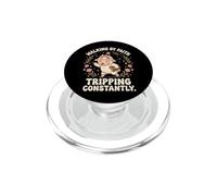 Walking by Faith Tripping Constantly Sheep PopSockets PopGrip para MagSafe