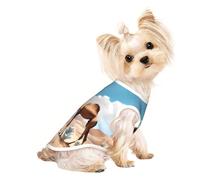 Walking Camel Pet - Camiseta transpirable sin mangas M para perros y gatos pequeños, suave, cómoda, elegante