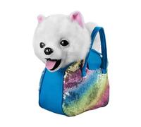 Walking Dog - 9.45 Inches Electric Walking Dog Toy | Interactive Plush Puppy Companion | Realistic Children Toy For Preschoolers Boys Girls Teens Bedroom Dorm Travel Play