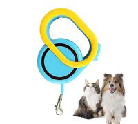 Walking Dog Chain - Correa para cachorros retráctil y fuerte | Correa de seguridad nocturna para mascotas, ajustable para mascotas, cuerda retráctil con asa para caminar, caminar o hacer senderismo