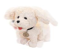 Walking Dog - Electronic Barking Singing Puppy for Interactive Kids Play | Soft Plush Talking Pet with Tail Wagging Motion, Lights and Sounds, Ideal for Companionship, Comfort and Holiday Decoration