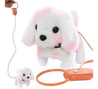 Walking Dog -real Pets, Realistic Stuffed Animals, Purring Dog Stuffed Animal, Toy Dog For Kids, Walking Dog Toy For Kids, -real Pets Realistic Puppy, Interactive Dog Stuffed Toy, Plush Walking