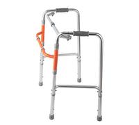 Walking Frame Elderly Walker Cane Folding Auxiliary Walking Device Four-Legged Walker Non-Slip Walking Stick with Hospital Aids VBTJWRFE