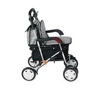 Walking Frame Trolley Walker, Elderly People Buy Food Shopping Trolley, Shopping Basket and seat Belt with handbrake Function VBTJWRFE