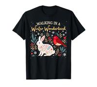 Walking In A Winter Wonderland Snow Scandinavian Christmas Camiseta
