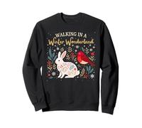 Walking In A Winter Wonderland Snow Scandinavian Christmas Sudadera