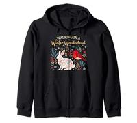 Walking In A Winter Wonderland Snow Scandinavian Christmas Sudadera con Capucha