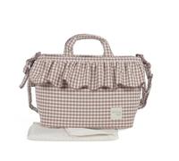 Walking Mum Bolso canastilla Praliné (Vichy Moka)