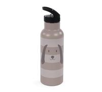 Walking Mum Botella Térmica Infantil Sintra, 500 ml, Acero Inoxidable, Doble Pared, Beige, Anti-fugas con Pajita Suave, Mantiene Temperatura 8 Horas