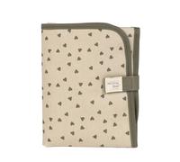 Walking Mum - Cambiador Corazones Poppy Musgo | impermeable