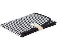 Walking Mum. Cambiador de Bebé I Love Vichy. Diseño portátil y plegable. Fácil de guardar en el bolso maternal. Color Negro. Medidas 18X27X4 cm.