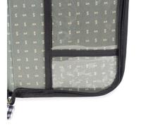 Walking Mum. Libro de Nacimiento I Love Vichy. Funda portadocumentos de bebé con bolsillos transparentes y cierre de cremallera. Color Negro. Medidas 19X28X1 cm.