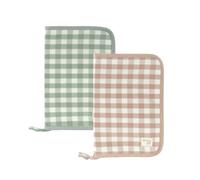 Walking Mum. Libro de Nacimiento Remy. Funda portadocumentos de bebé con bolsillos transparentes y cierre de cremallera. Color Rosa. Medidas 19X28X1 cm., 36353