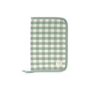 Walking Mum. Libro de Nacimiento Remy. Funda portadocumentos de bebé con bolsillos transparentes y cierre de cremallera. Color Verde. Medidas 19X28X1 cm., 36354