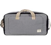 Walking Mum. Maleta de Bebé I Love Vichy. Bolsa de maternidad para hospital/clínica. Organizador para lo que mamá, papá y bebé necesiten. Color Negro. Medidas 49X37X12 cm.