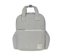 Walking Mum Mochila canastilla Praliné (Rayas Matcha)