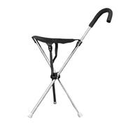 Walking Stick with Seat | Convenient Ergonomic Adjustable Lightweight Stick | Comfortable Foldable Chair Cane, Medical Supplies & Equipment For Travel Hiking Sitting Outdoor Urban Trail Park