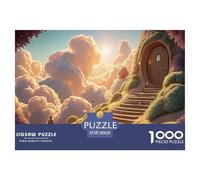 Walking Up The Stairs in Desert 1000 Piece Papel Premium Rompecabezas Magical Sky Desafiante Jigsaw Decoración Adultos 38x26cm/1000pcs