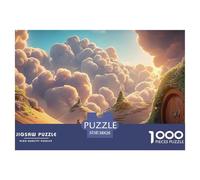 Walking Up The Stairs in Desert 1000 Pzas Corte Preciso Rompecabezas Dreamy Clouds Vibrante Jigsaw Regalo Niños 38x26cm/1000pcs