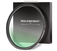 Walking Way 58mm Filtro Negro Black Mist Diffusion 1/2 - Efecto Cinematográfico Suave y de Ensueño para Retrato/Video, Difusor de Bruma, Vidrio HD, Marco Ultra Delgado