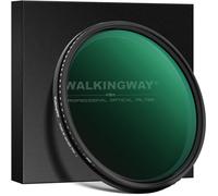 Walking Way Filtro ND Variable 77mm ND2-2000, Filtro de Densidad Neutra para Cámaras DSLR con Nanorrevestimiento, Reducción de Luz Ajustable de 11 Pasos