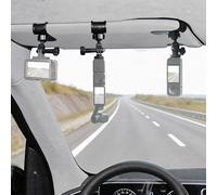 Walking Way Soporte Visera Parasol Coche, Clip de Liberación Rápida Ajustable 360° para GoPro Hero 13, DJI Osmo Action Pocket, Insta360 X5 Ace Pro, Teléfono Inteligente, Accesorio Cámara, Soporte VLOG