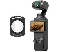 WalkingWay Lente Anamórfica Stretch para Pocket 3 / Pocket 4, Filtro Magnético de Expansión Widescreen para un Look de Cine Épico y Destellos