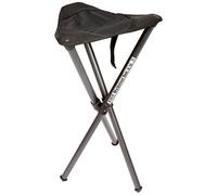 Walkstool - Modelo Basic - Negro - Taburete Plegable 3 Pies de Aluminio - Altura del Asiento 50 cm - Taburete Plegable - Carga máxima 150 kg - Hecho en Suecia