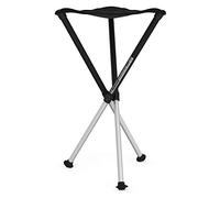 Walkstool - Modelo Comfort - Negro y Gris - Taburete Plegable 3 Pies de Aluminio - Altura del Asiento 75 cm - Taburete Plegable - Carga máxima 250 kg - Hecho en Suecia