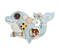 Wall Activity Board Early Educational Toy | Wooden Sensory Wall Panel f