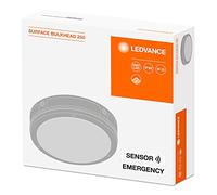 Wall and ceiling luminaire LED: para Techo/Wall, Surface Bulkhead 250 Sensor Emergency / 11,50 W, 220 - 240 V, Ángulo de Radiación: 120, Cool White, 4000 K, IP65, 1-Pack