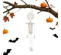 Wall Art Ghost Skeleton Decor - Halloween Skull Decor | Cotton Woven