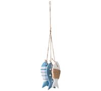 Wall Art Nautical Wood Sign Decoration with Rope