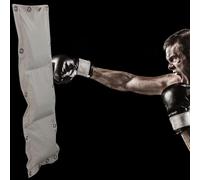 Wall Bag - Wing Chun Punching Bag | Boxing Wall Target, Three?Section Canvas ? Sand ? Empty Martial Arts Striking Pad For Kung Fu, Boxing, Training & Stress Relief, 15.7x43.3in